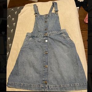 Size 6 Jean Overall Dress - H&M